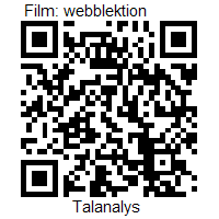 Webblektion: Talanalys